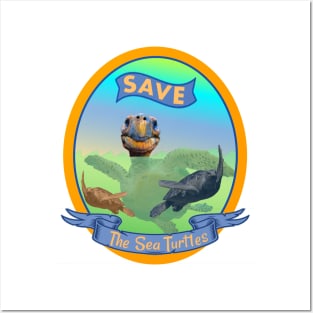 Save the Sea Turtles Posters and Art